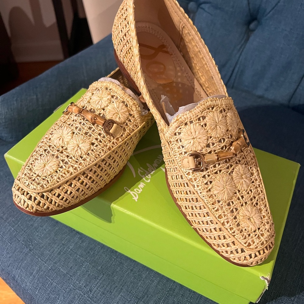 Natural Raffia Loafers - Spring Must Have